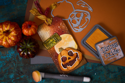Sizzix Thinlits by Tim Holtz stanssi Layered Jack-O-Lantern