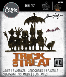 Sizzix Thinlits by Tim Holtz stanssi Trick-Or-Treat