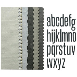 Sizzix Thinlits by Tim Holtz stanssi Vault Edges