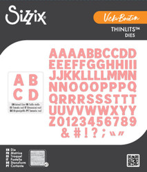 Sizzix & Vicki Boutin stanssi Mini Bold Alpha