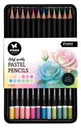 Studio Light Pastel Pencils -värikynät, 12 kpl