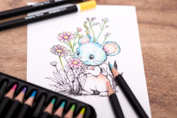 Studio Light Pastel Pencils -värikynät, 12 kpl
