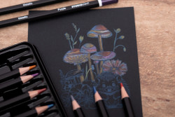 Studio Light Metallic Pencils -värikynät, 12 kpl