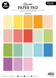 Studio Light Unicolor -paperipakkaus Spring, A4