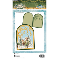 Studio Light Christmas Forest stanssi Card Shape