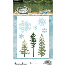 Studio Light Christmas Forest stanssi Tree & Snow