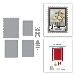 Spellbinders stanssi Bow & Bell Scallop Frame