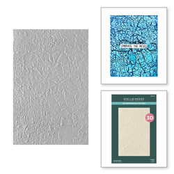 Spellbinders kohokuviointikansio Beautifully Imperfect, Crackle Paint