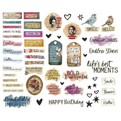 Spellbinders Beautifully Imperfect -leikekuvat Sentiments