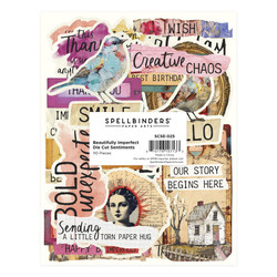Spellbinders Beautifully Imperfect -leikekuvat Sentiments