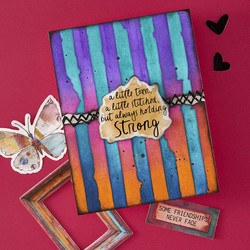 Spellbinders sapluunat Beautifully Imperfect, Tattered Stripes