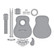 Spellbinders stanssi Majestic Guitar