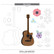Spellbinders stanssi Mini Guitar