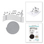 Spellbinders stanssi Musical Notes & Stave Pop-Up