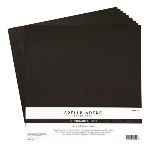 Spellbinders Chipboard Sheets, 12