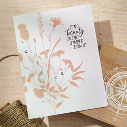 Spellbinders Press Plate Bloom Wildly -levy
