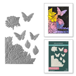Spellbinders 3D kohokuviointikansio Branches + stanssi