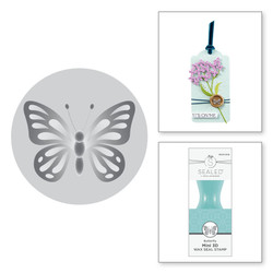 Spellbinders Mini 3D Wax Seal -sinettileimasin Butterfly