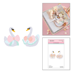 Spellbinders stanssi Buttons & Keepsakes, Swans