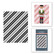 Spellbinders Press Plate Candy Cane Stripes -levy