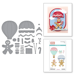 Spellbinders Candy Christmas stanssi Gingerbread Delivery