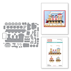 Spellbinders Candy Christmas stanssi Gingerbread Train