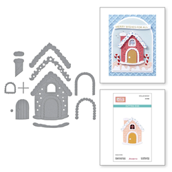 Spellbinders Candy Christmas stanssi Gingerbread House