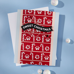 Spellbinders Candy Christmas stanssi Sweet Borders