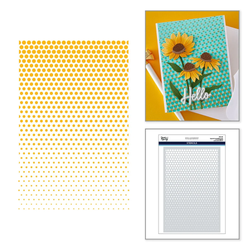 Spellbinders sapluuna Cascading Coneflowers, Layered Cascading Dots