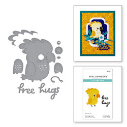 Spellbinders stanssi Cheerful Chirps, Free Hugs Oscar
