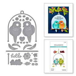 Spellbinders stanssi Cheerful Chirps, Pretty Birds