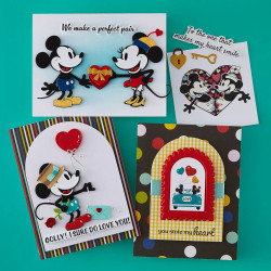 Spellbinders stanssi Classic Mouse Love