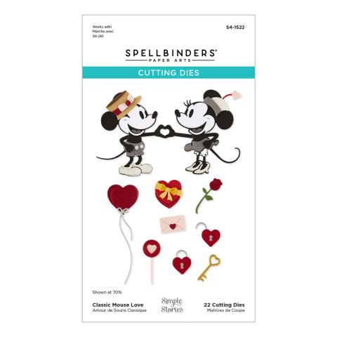 Spellbinders stanssi Classic Mouse Love