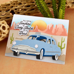 Spellbinders stanssi Classic Road Legends, Sedan Street Cruiser