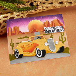 Spellbinders sapluuna Classic Road Legends, Highway Horizons-Desert