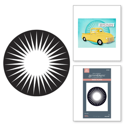 Spellbinders Press Plate Radiant Starburst -levy