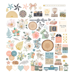 Spellbinders Rosie's Studio -leikekuvat Ephemera Clementine