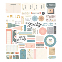 Spellbinders Rosie's Studio -leikekuvat Clementine, Sentiments