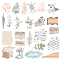 Spellbinders Rosie's Studio -tarrat Clementine, Sentiments
