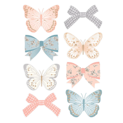 Spellbinders Rosie's Studio -tarrat Clementine, Butterfly & Bow
