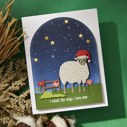 Spellbinders leima- ja stanssisetti Counting Sheep