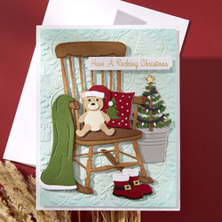 Spellbinders stanssi Country Christmas, Rocking Chair
