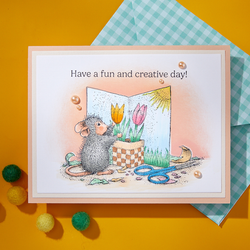 Spellbinders House-Mouse leimasin Creative Day