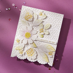 Spellbinders stanssi Eyelet Scallop Border