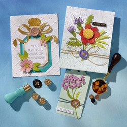 Spellbinders Mini 3D Wax Seal -sinettileimasin Flower