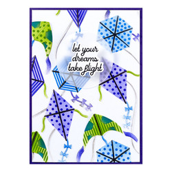 Spellbinders Simon Hurley kohokuviointikansio Flying Kites