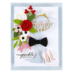Spellbinders stanssi Happier Hour, A Special Toast