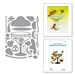 Spellbinders stanssi Happier Hour, Sip Sip Olé