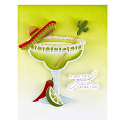 Spellbinders stanssi Happier Hour, Sip Sip Olé