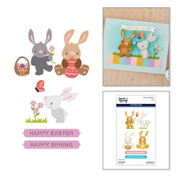 Spellbinders stanssi Bunny Buddies